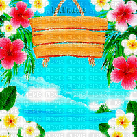 Y.A.M._Summer landscape background sea - Darmowy animowany GIF