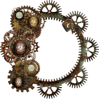 Steampunk Frame - png grátis