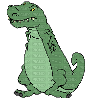 Dinosaurier - Animovaný GIF zadarmo