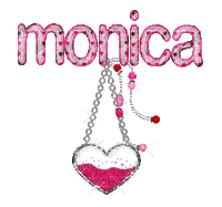 Name. Monica - Nemokamas animacinis gif