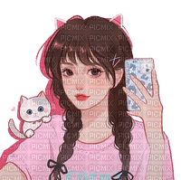 Anime girl ❤️ elizamio - zadarmo png