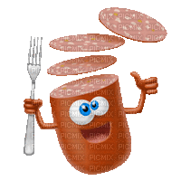 Cute Sausage - Бесплатни анимирани ГИФ