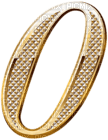 Kaz_Creations Numbers Gold Deco 0 - zdarma png
