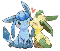 glaceon/leafeon - gratis png