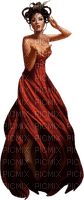 fantasy woman in red - PNG gratuit