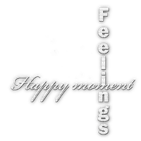 soave text happy moment feelings white - png ฟรี