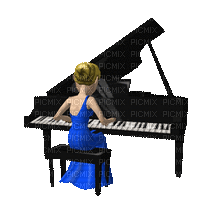 playing piano bp - Zdarma animovaný GIF