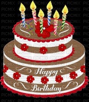 image encre gâteau pâtisserie bon anniversaire edited by me - PNG gratuit