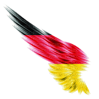 German Flag Wings - png grátis