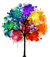 Kaz_Creations Deco Trees Tree Colours - bezmaksas png