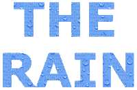Rain.The rain.text.Blue.Victoriabea - Ilmainen animoitu GIF