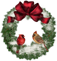 minou-ani-christmas-wreath-deco - PNG gratuit