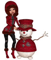 Cookie Doll Rouge Bleu Jean' s Winter:) - png gratuito