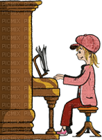 playing piano bp - PNG gratuit