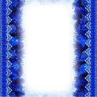 Christmas.Frame.Blue.White - KittyKatLuv65 - δωρεάν png