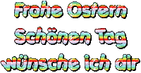 Frohe Ostern - GIF เคลื่อนไหวฟรี