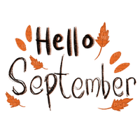loly33 texte hello september - gratis png