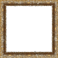 chantalmi   cadre frame doré golden marron brown - 無料のアニメーション GIF