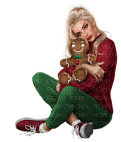 christmas woman by nataliplus - PNG gratuit