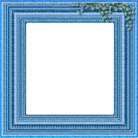 Rena Rahmen Frame animated blue blau - Free animated GIF