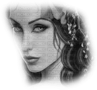 portrait de femme en noir et blanc Cheyenne63 - бесплатно png