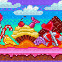 Candy Background - GIF animé gratuit