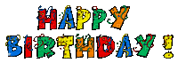 happy birthday - Besplatni animirani GIF