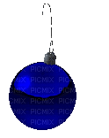 christmas.blue.ball - Free animated GIF