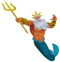 Kaz_Creations Cartoon King Triton The Little Mermaid - gratis png