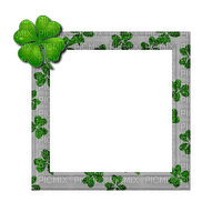 Small White/Green Frame - zdarma png