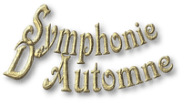 symphonie d' automne text deco - PNG gratuit