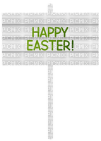 Kaz_Creations Easter Deco Text Logo Happy Easter Sign - Free PNG