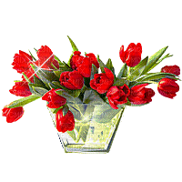 vase  tulips_NitsaPap - 免费动画 GIF