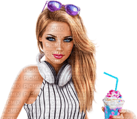 Woman. Ice cream. Leila - δωρεάν png