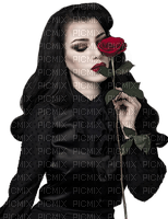 gothic woman rose kikkapink - png gratuito