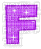 Kaz_Creations Animated Alphabet Purple F - GIF เคลื่อนไหวฟรี