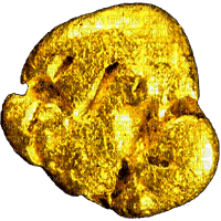 gold nugget - zdarma png