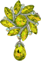 Brooch Yellow - By StormGalaxy05 - δωρεάν png