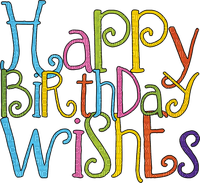 kikkapink deco scrap birthday happy wishes - png gratis