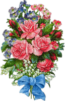 Kaz_Creations Victorian Flowers - ingyenes png