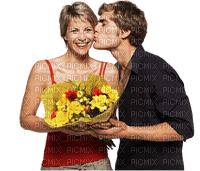Kaz_Creations Couples Couple Flowers - png gratis