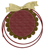 Kaz_Creations Deco Circle  Ribbons Bows Tags Colours - Free PNG