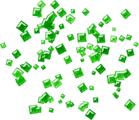 Glitter.Squares.Green - ilmainen png