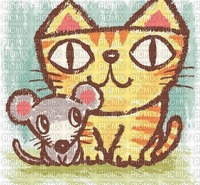 el gato el raton - Free PNG