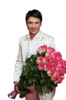 Kaz_Creations Man Homme Flowers Deco - png gratuito