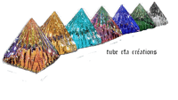rfa créations - pyramides de cristal - ücretsiz png