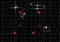 image encre animé effet scintillant coeur étoiles néon edited by me - GIF animado grátis