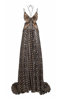brown butterfly dress - png grátis