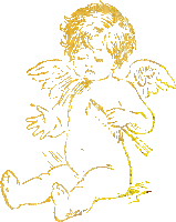 Грустный ангелок - Бесплатный анимированный гифка