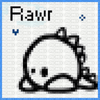Rawr - Darmowy animowany GIF